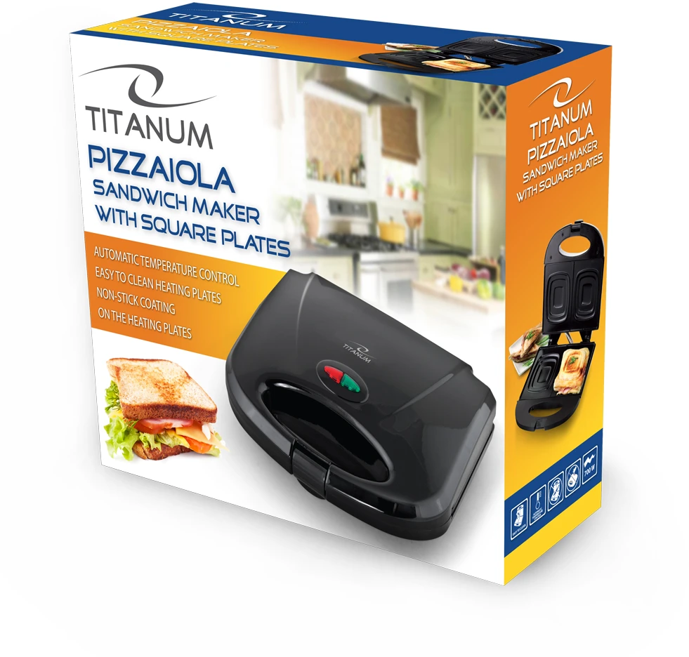 Sumuštinių keptuvas Toaster for sandwiches Esperanza Pizzaiola TKT005K (700W, juodos spalvos)