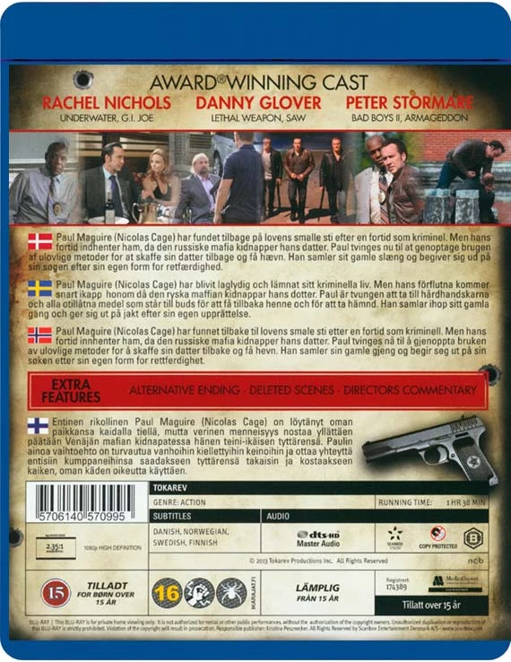 Tokarevas – „Blu Ray“ – Nikolas Cage'o veiksmas