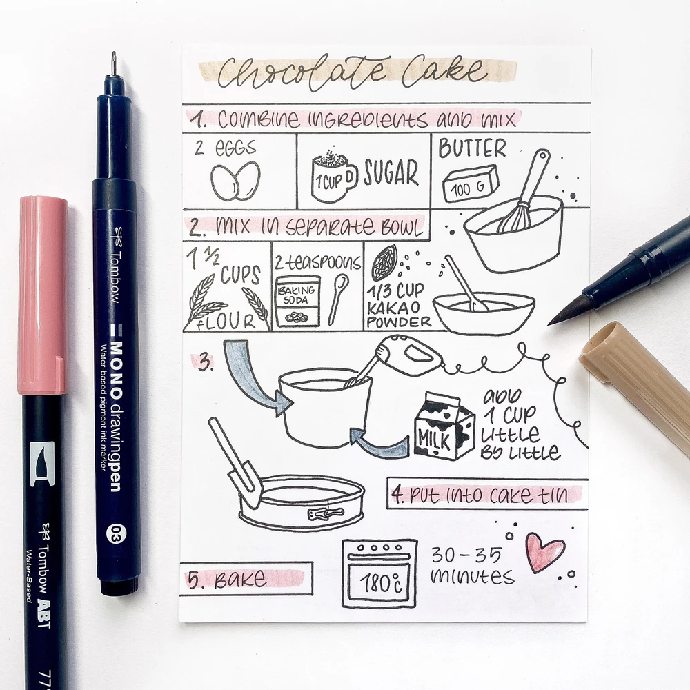 „Tombow“ – „pasidaryk pats“ receptų rinkinys
