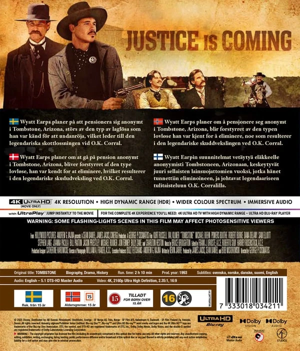 „Tombstone“ (Val Kilmer ir Kurt Russell)