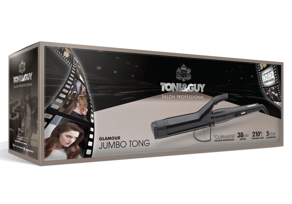 Toni & Guy ToniGuy - Jumbo Clamp plaukų garbanojimo žnyplės 38 mm