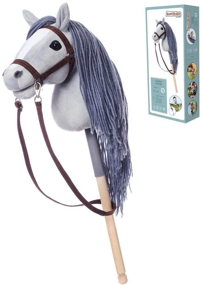 Tootiny Arklys ant pagaliuko HOPPIHORSE Hobby Horse A4 formato kamuoliukas