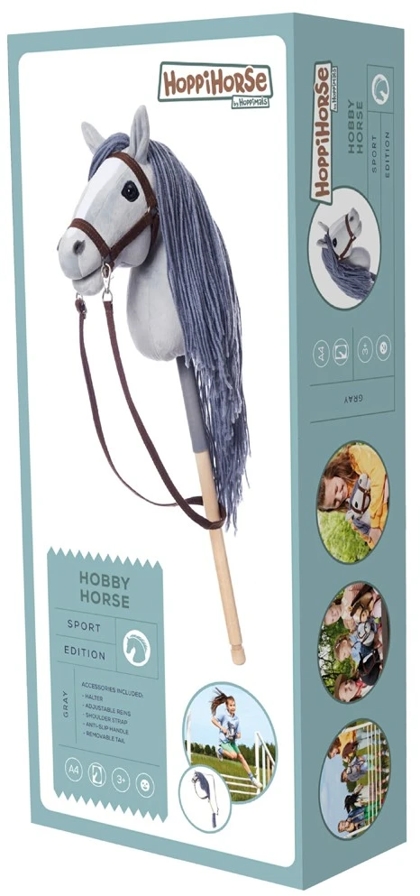 Tootiny Arklys ant pagaliuko HOPPIHORSE Hobby Horse A4 formato kamuoliukas