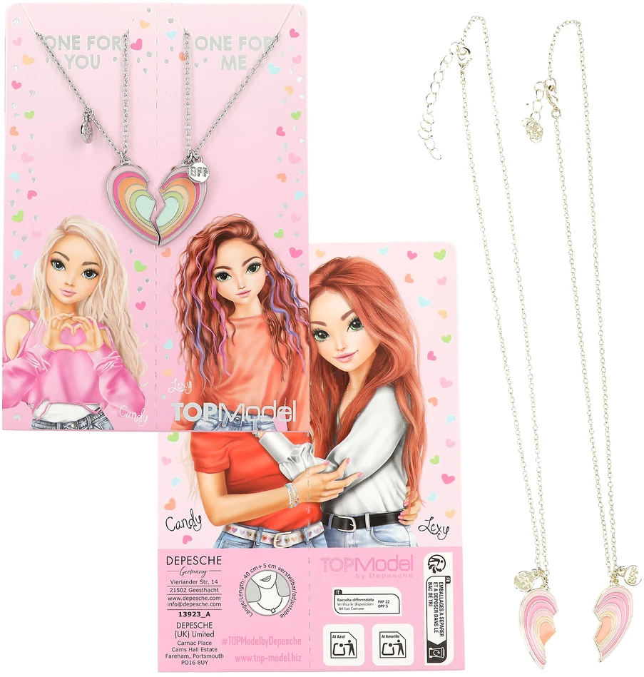 Top Model TOPModel - BFF karoliai - 40 cm grandinėlė su 5 cm prailginimu (413923)