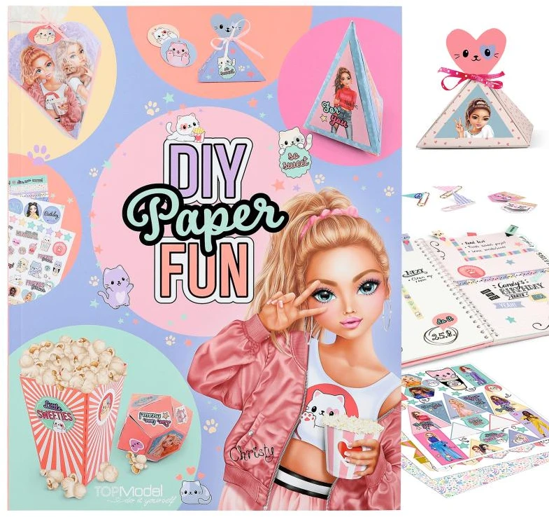 Top Model TOPModel - „Pasidaryk pats“ popierinė linksmybių knygelė MIELULE ŽVAIGŽDUTĖ - (412581)