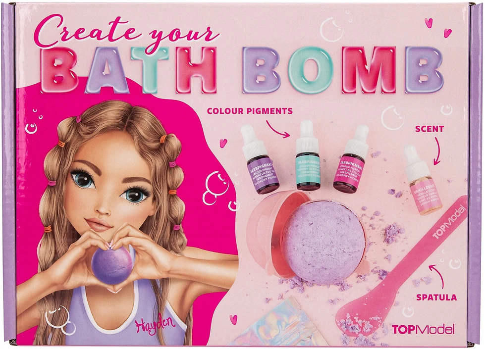 Top Model TOPModel - „Pasidaryk pats“ vonios bombų rinkinys GROŽIS ir AŠ - (0413503)