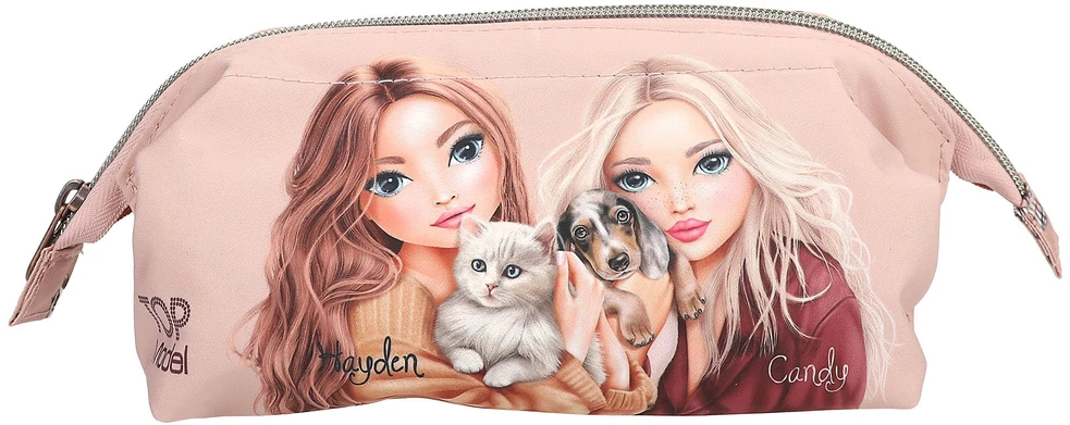 Depesche Top Model TOPModel - Pieštuko tūbelė FUR EVER FRIENDS - Pilkos rožinės spalvos