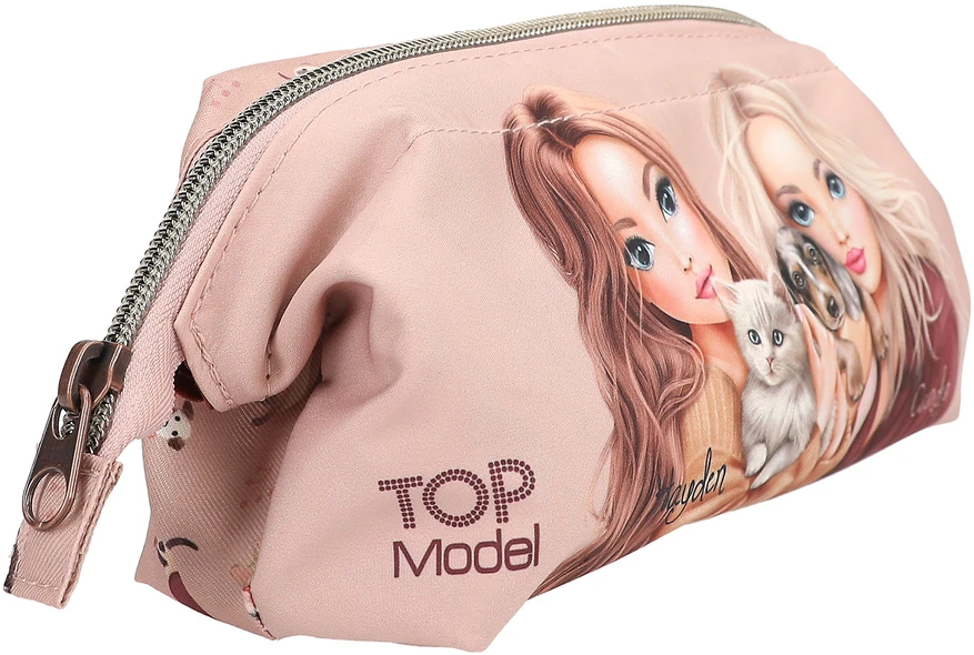 Depesche Top Model TOPModel - Pieštuko tūbelė FUR EVER FRIENDS - Pilkos rožinės spalvos