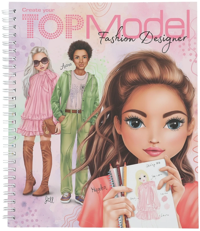 Sukurkite savo TOP Model spalvinimo knygelę