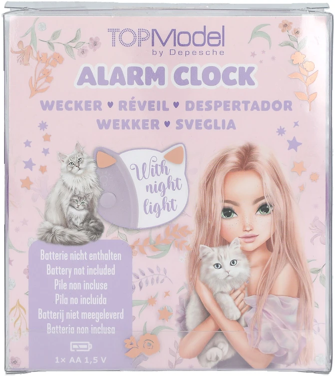 Top Model Topmodel - Žadintuvas - Žydintis kačiukas - Violetinis