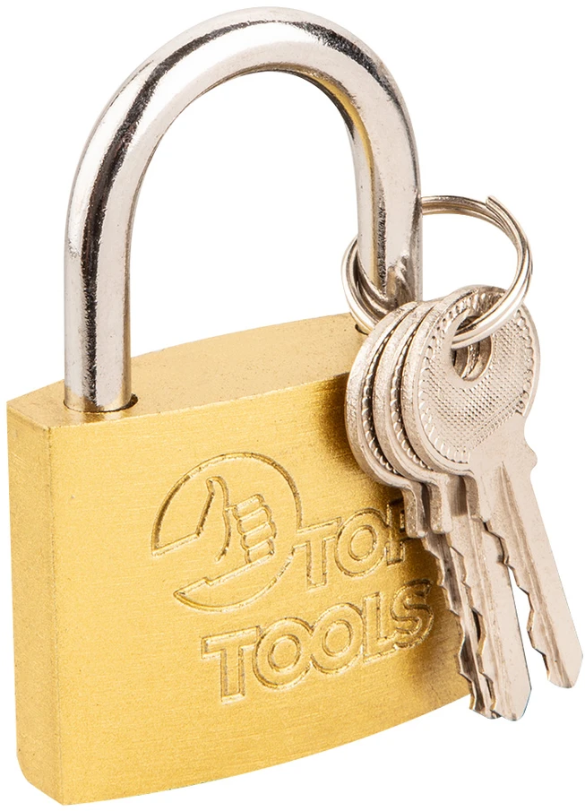 Top Tools Kłódka 60 mm spyna, 3 raktai