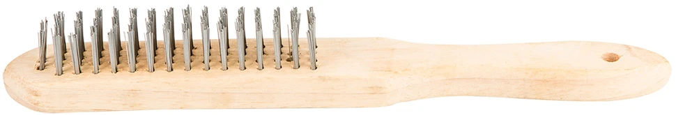 Top Tools Vielinis šepetys, 4 eilių, medinė rankena