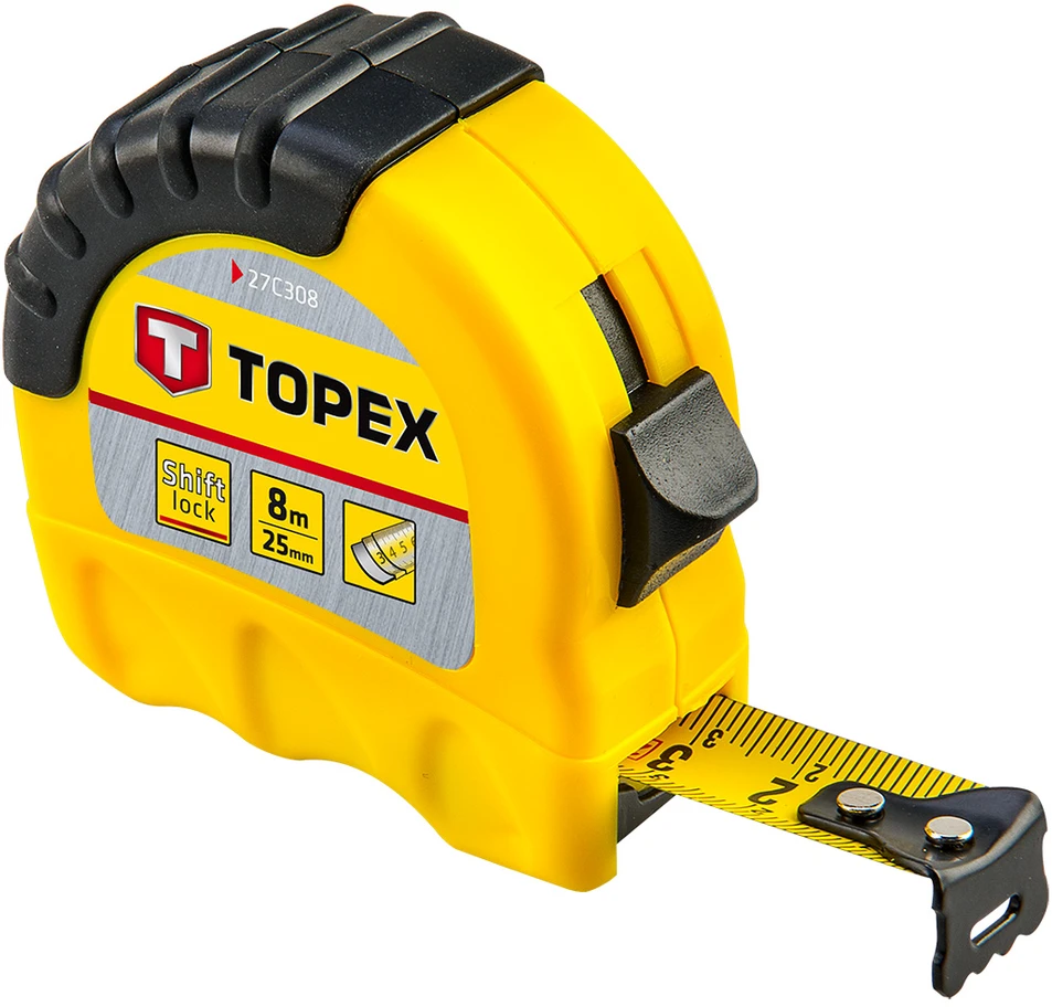 Ruletė gumuota Schift Lock Topex | 8mx25mm