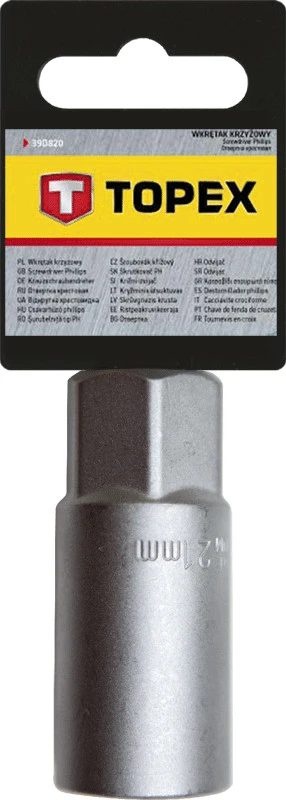 Nasadka Šešiakampė galvutė Topex 1/2", 16mm