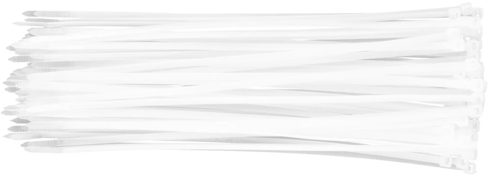 ‎Opaski Kabelių raiščiai 4,8 x 300 mm, 75 vnt., balti