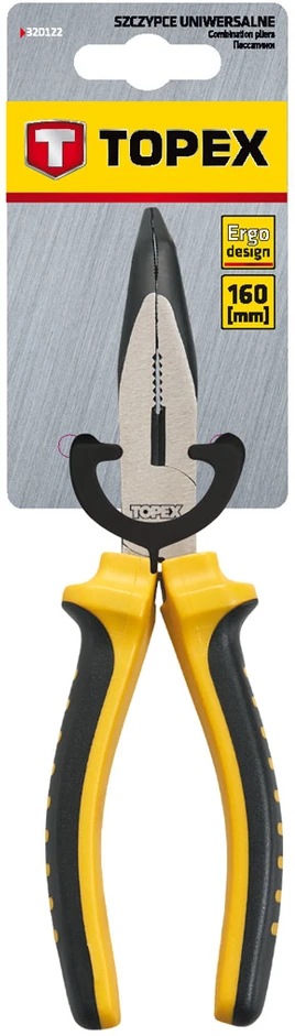 Szczypce Replės, pailgintos lenktos 160mm. TOPEX 32D103