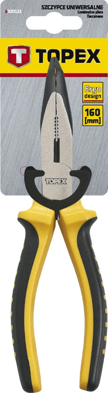 Szczypce Replės, pailgintos lenktos 160mm. TOPEX 32D103