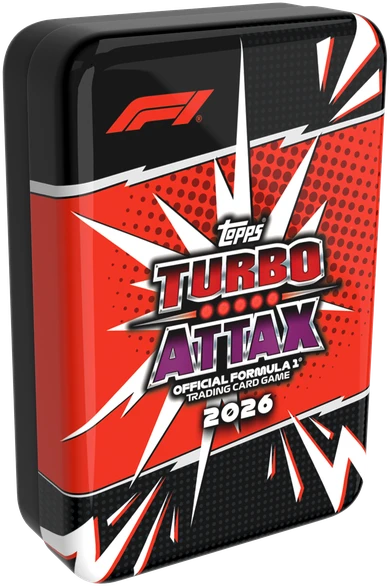 Topps - „Formula 1 Turbo Attax Mega Tin“ asortimentas (F1TA26-05)