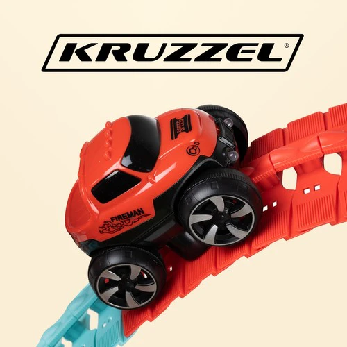 Kruzzel Lenktynių trasa - 193 elementai + automobilis 22461