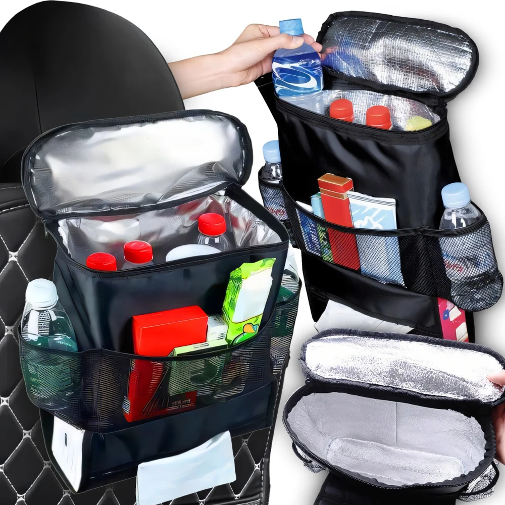 Torba Automobilio sėdynės organizatorius su termo krepšiu M025, 3 L