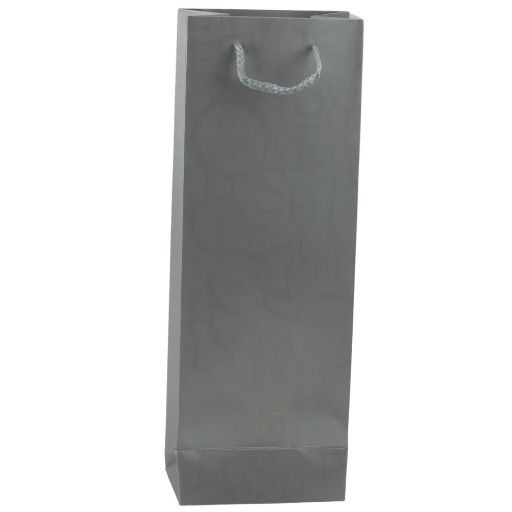 Lean Krepšys Vyno butelio dovanų maišelio raštas su užrašais 35 x 12 x 9 cm