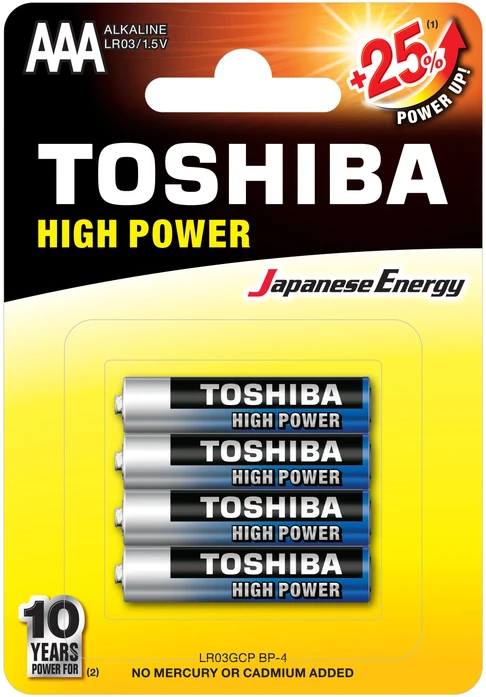 Toshiba Bateria lr03 blister 4 vnt.