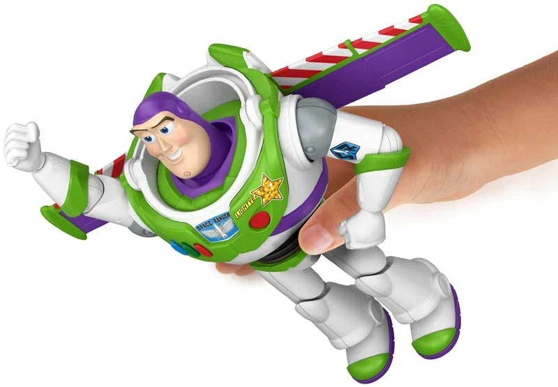 Toy Story Žaislų istorija - firminis iššokantis sparnelis Buzz 30cm (JKV39)