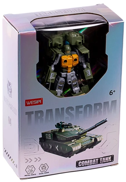 Toymax Wesipi - Robotas 2 viename, Kovinis Tankas (520388)