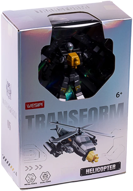 Toymax Wesipi - Robotas 2 viename, Sraigtasparnis (520389)