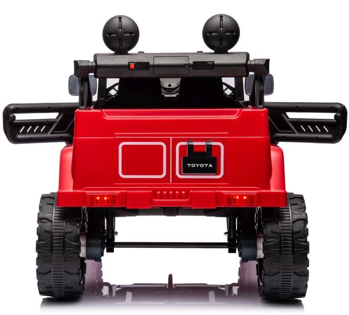 Lean Cars Akumuliatorinis automobilis vaikams Toyota FJ 4x4, raudonos spalvos