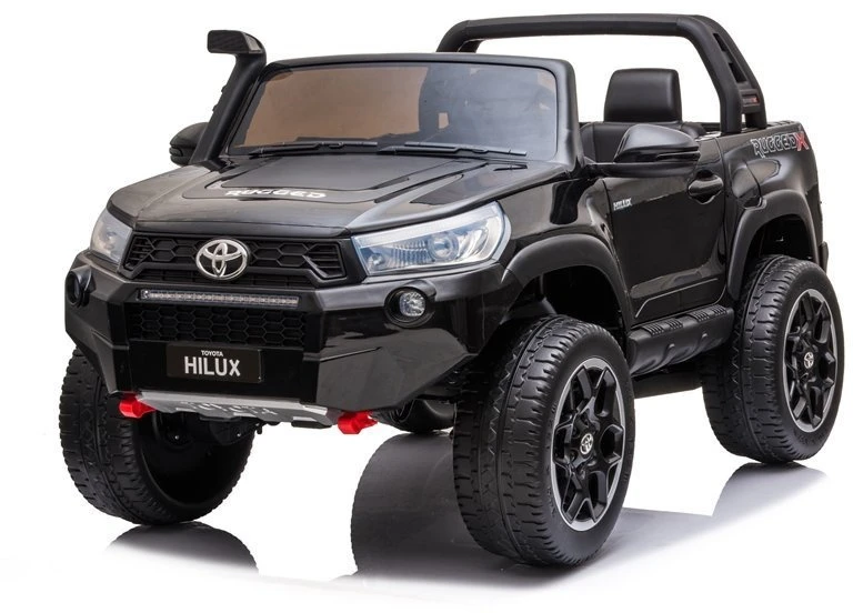 Lean Cars Elektromobilis vaikams Toyota Hilux, juodas lakuotas