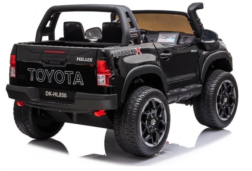 Lean Cars Elektromobilis vaikams Toyota Hilux, juodas lakuotas