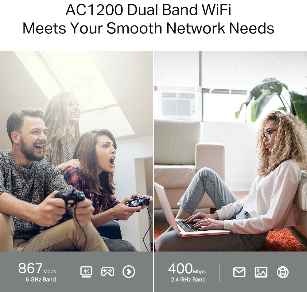 TP-LINK | AC1200 belaidis MU-MIMO Wi-Fi maršrutizatorius | Archer C64 2.0 | 802.11ac | 867+300 Mbit/s | 10/100/1000 Mbit/s | Ethernet LAN (RJ-45) jungtys 4 | Mesh palaikymas: Taip | MU-MiMO: Taip | Ne, mobilusis plačiajuostis ryšys: | Antenos tipas: 4 x fiksuota, visakryptė