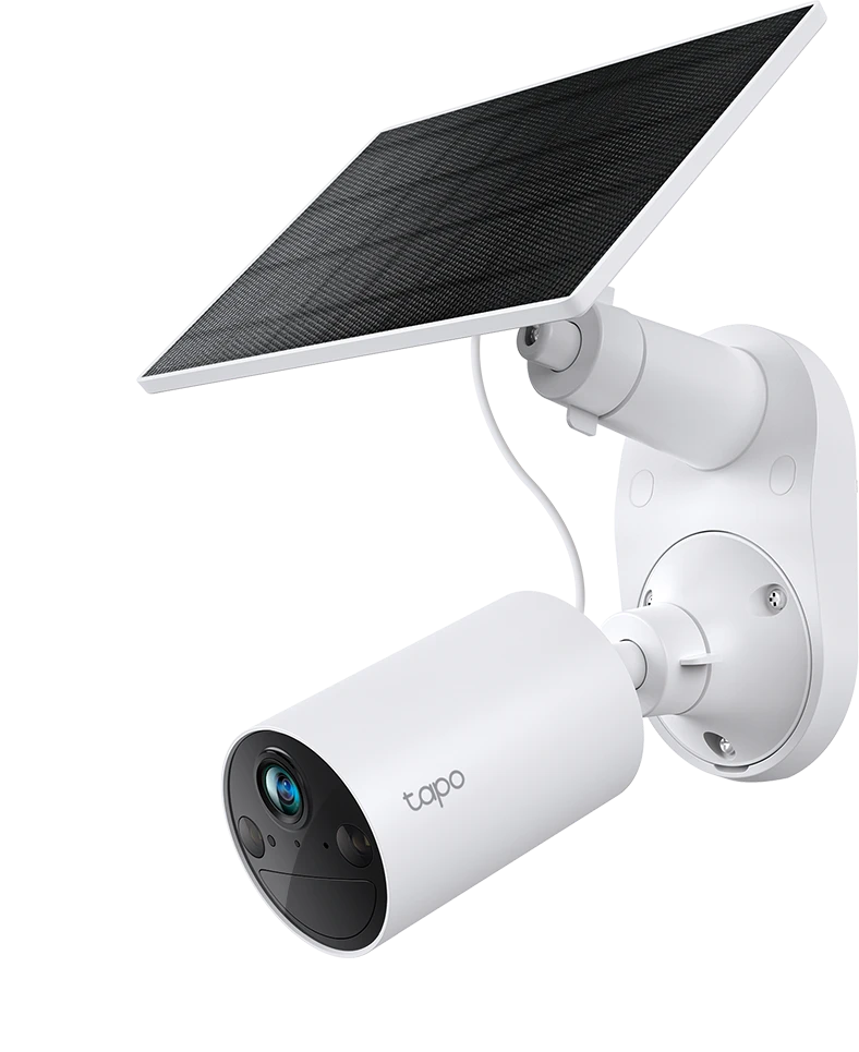 TP-LINK | Saulės energija varoma apsaugos kamerų rinkinys | Tapo C410 rinkinys | Kulka | 3 MP | 3.17mm/F1.65 | IP65 | H.264 | „MicroSD“ kortelė, iki 512 GB