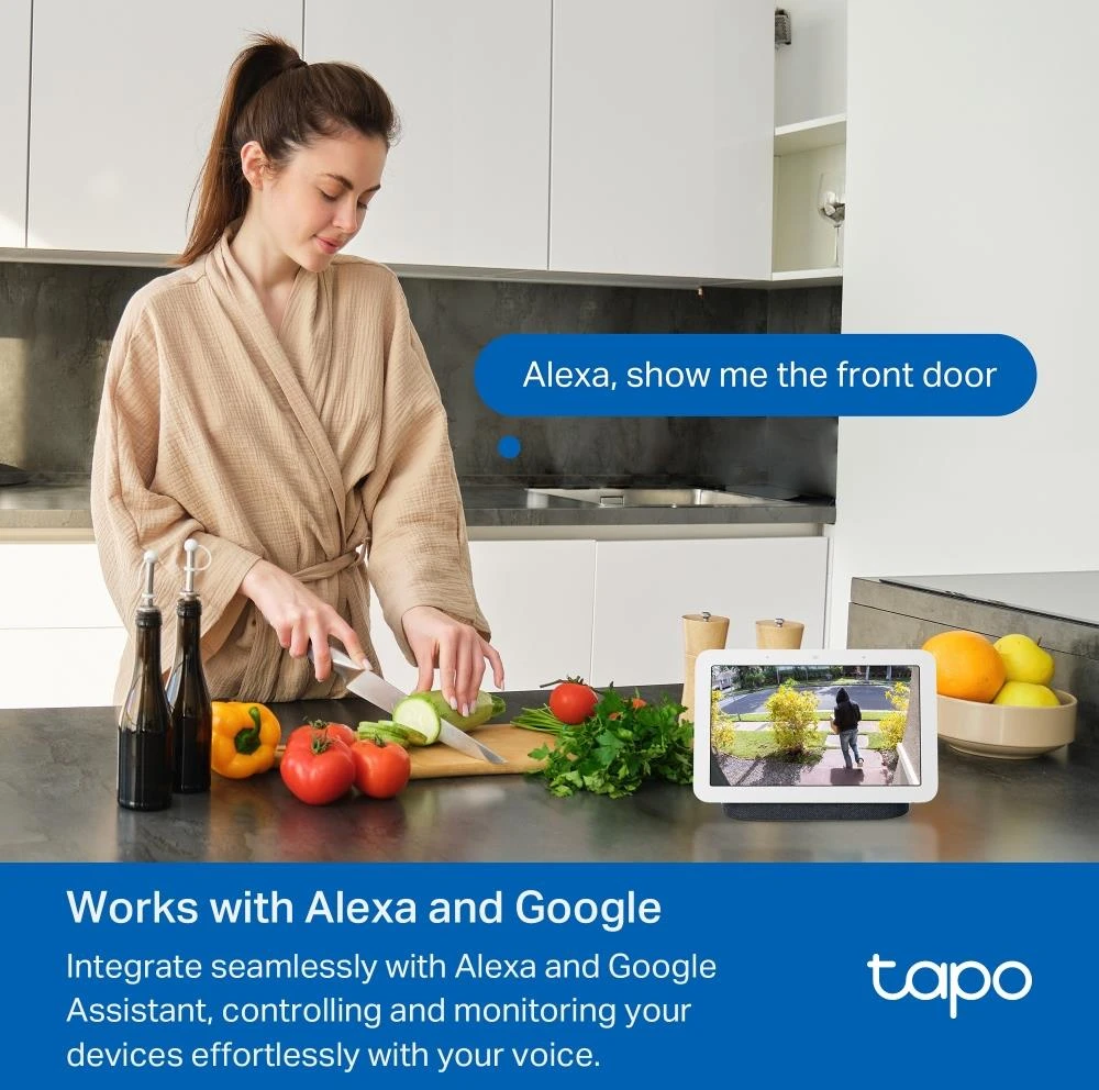 TP-LINK | Video Doorbell Camera | Tapo D210 | 3 MP | 1.18mm/F1.8 | IP65 | H.264 | Micro SD, Max. 512