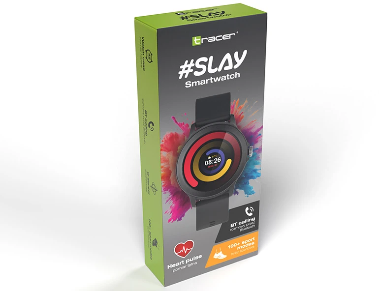 Tracer Išmanusis laikrodis SMK3 Slay juoda