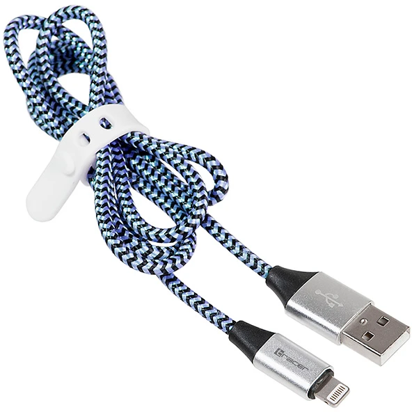 Kabelis. Tracer USB 2.0 Iphone AM 1m juodas