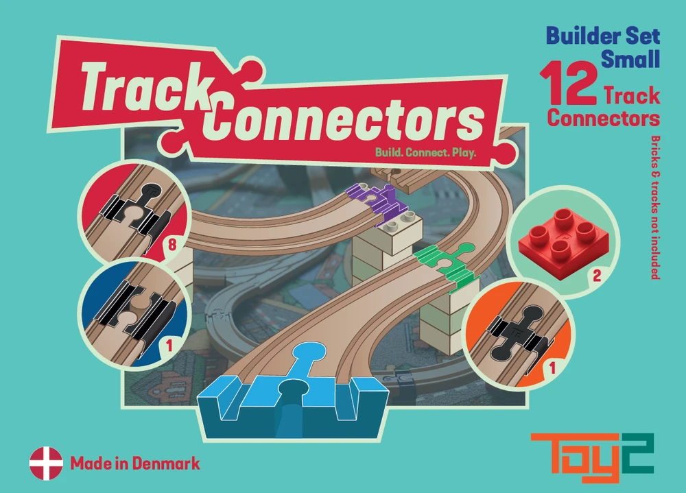 Track Connector - Konstruktoriaus rinkinys - Mažas (21001)