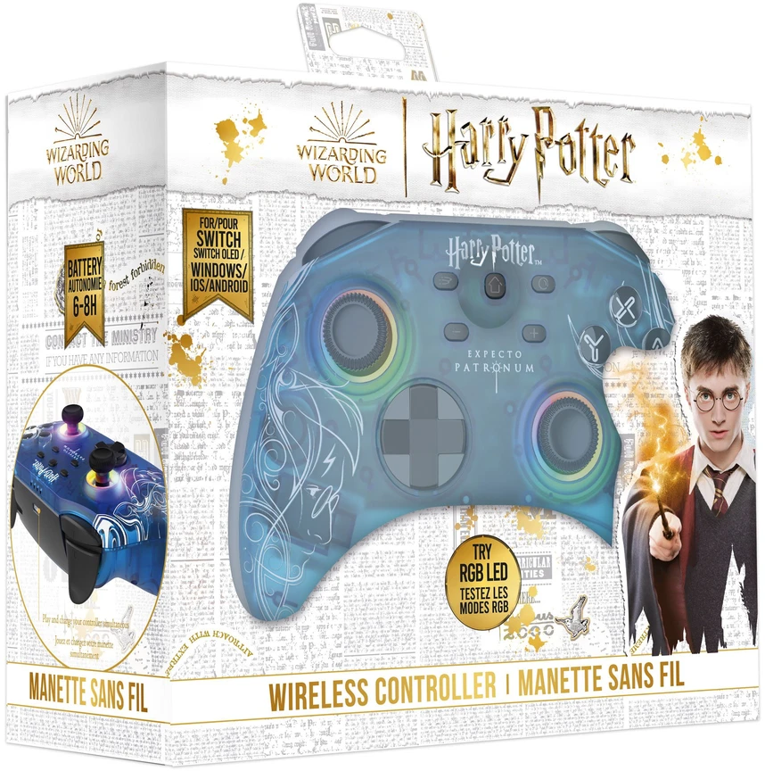 Freaks And Geeks - Harry Potter Expecto Patronum mėlynas „Gamepad“ „Nintendo Switch“