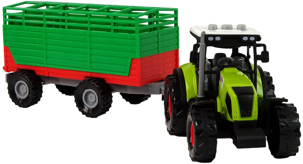 Lean Toys Traktorius su priekaba LeanToys