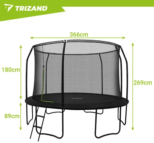 Trampoline 366cm HQ Trizand