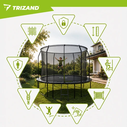 Trampoline 366cm HQ Trizand