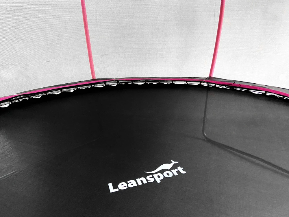 Trampolina Batutas Lean Sport Max 487 cm, juoda rožinė