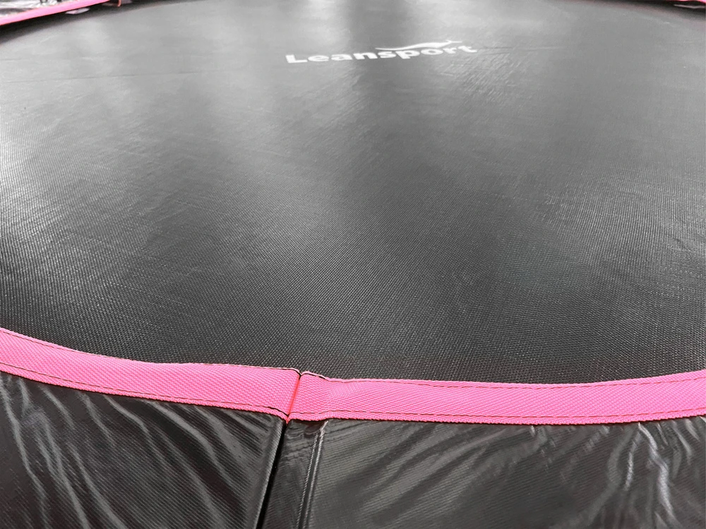 Trampolina Batutas Lean Sport Max 487 cm, juoda rožinė
