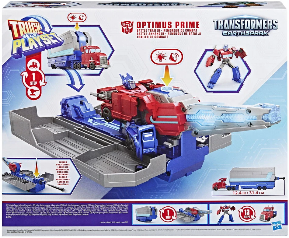 Hasbro TRANSFORMERS „Earthspark“ žaidimo rinkinio 2in1 mūšio anonsas