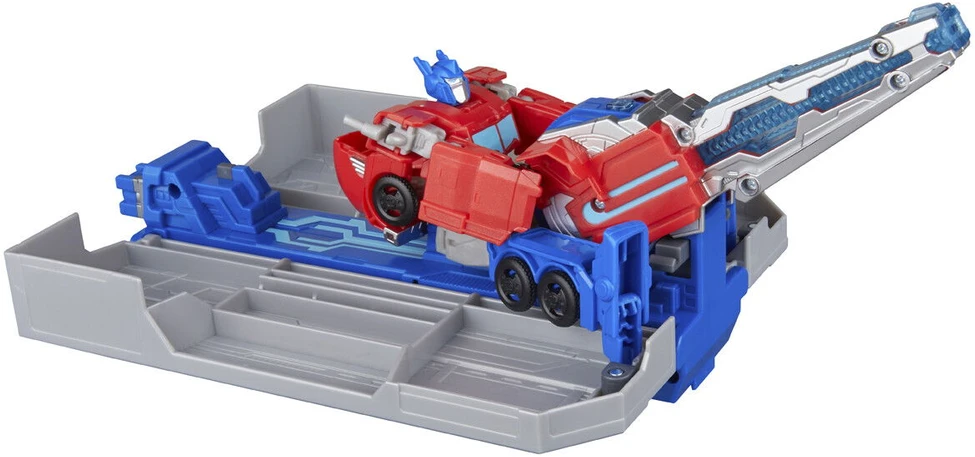 Hasbro TRANSFORMERS „Earthspark“ žaidimo rinkinio 2in1 mūšio anonsas