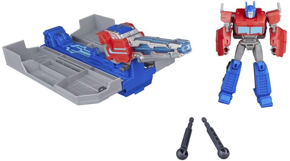 Hasbro TRANSFORMERS „Earthspark“ žaidimo rinkinio 2in1 mūšio anonsas