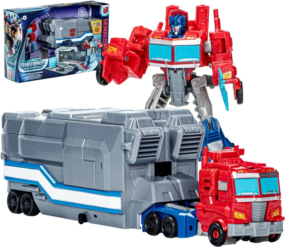 Hasbro TRANSFORMERS „Earthspark“ žaidimo rinkinio 2in1 mūšio anonsas