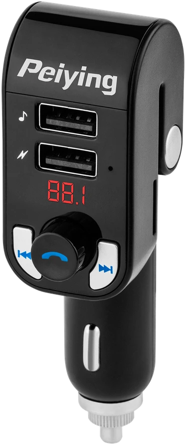 Peiying Automobilinis FM moduliatorius su Bluetooth