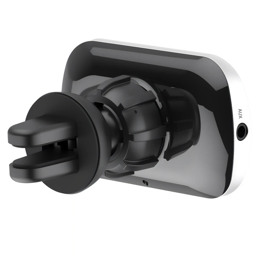 Transmiter „Bluetooth“ FM siųstuvas automobiliui, 2x greitas įkroviklis, USB-C, AUX, skambučiai - E663
